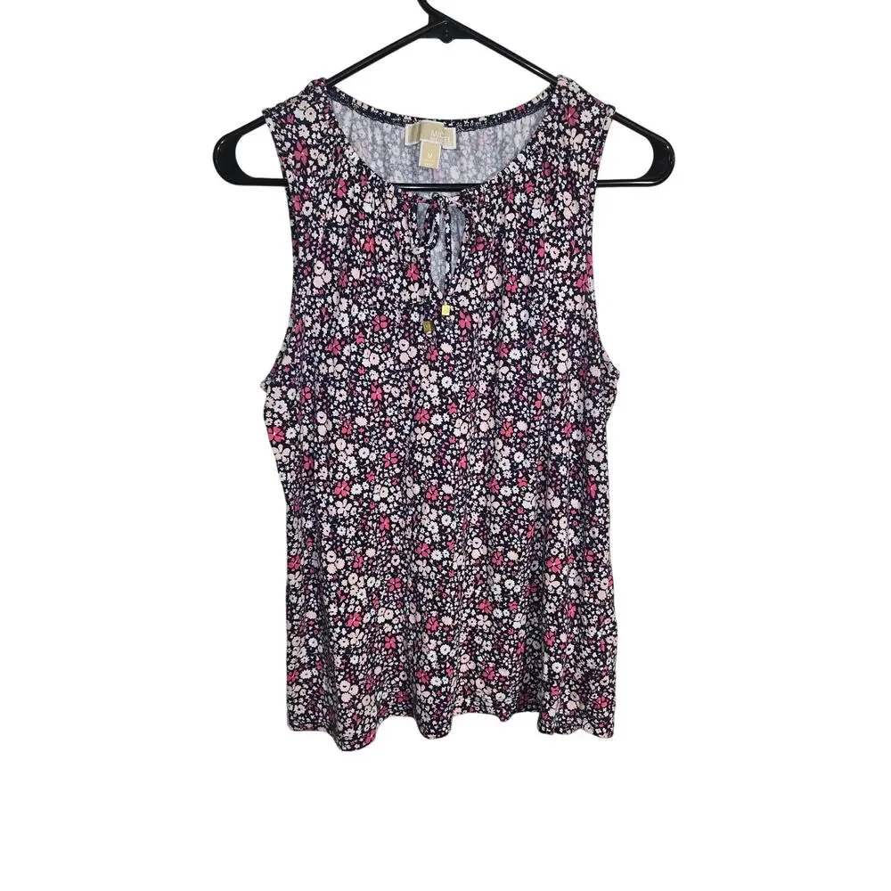 Michael Kors Floral Tank Top Womens Size M